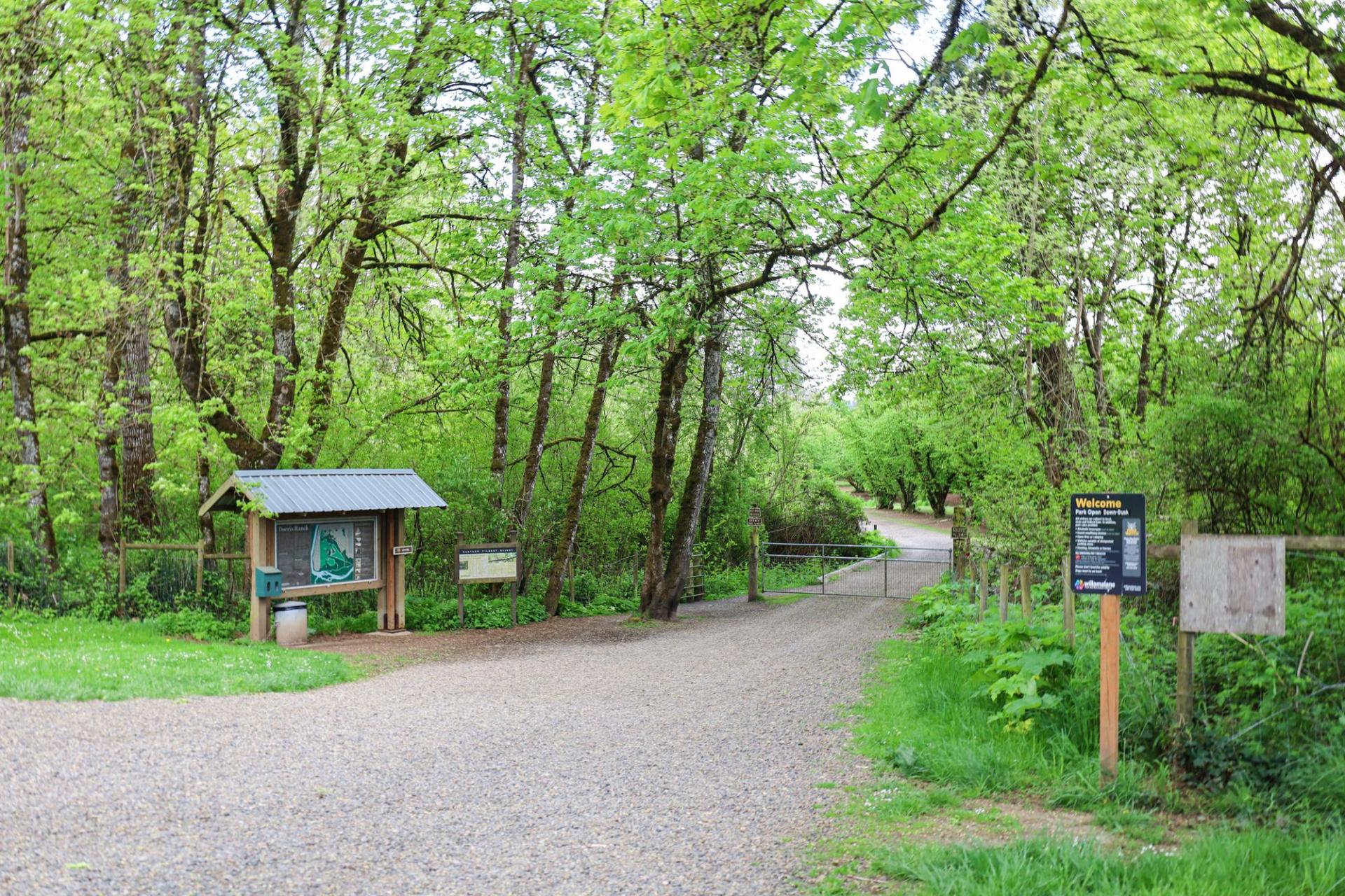 Dorris Ranch Orchards entrance